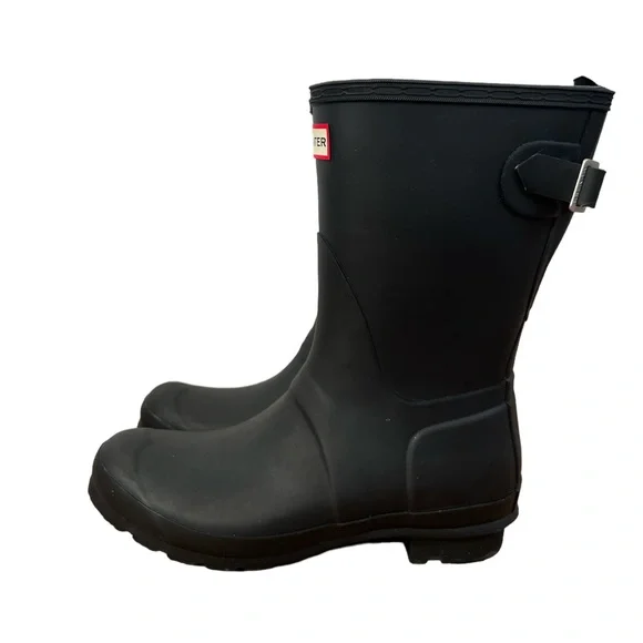 Hunter Footwear Women's Original Short Back Adjustable Rain Boots Size 7 - Picture 3 of 11